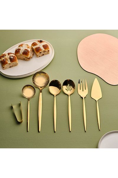 Karaca Orion Shiny Gold 7-Teiliges Service Set