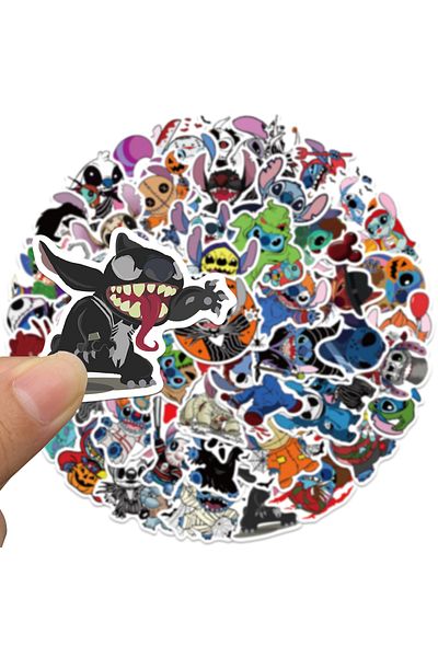 Choice 50 Pcs 50pcs Disney Stitch Scrapbook Stickers Diy Diary Laptop Luggage Skateboard Graffiti Decal Fun