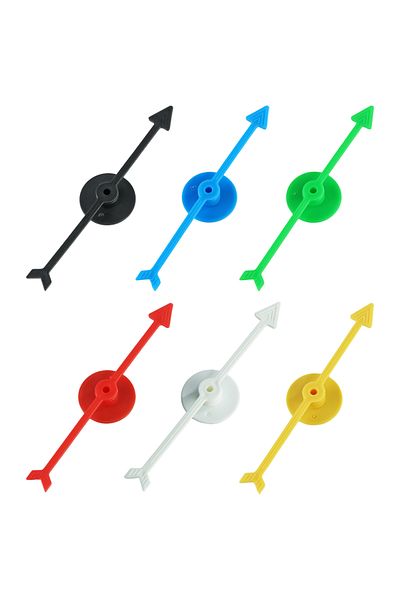 Dormia Multi 6pcs Plastic Arrow Pointer For Party Diy Board Game School Classroom Home Using Board Spinner