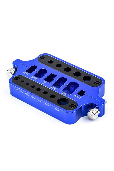 Choice Blue Alloy Adjust Cnc Multifunctional Soldering Station Machine Fixture Insulation Xt60 Xt90 Banana
