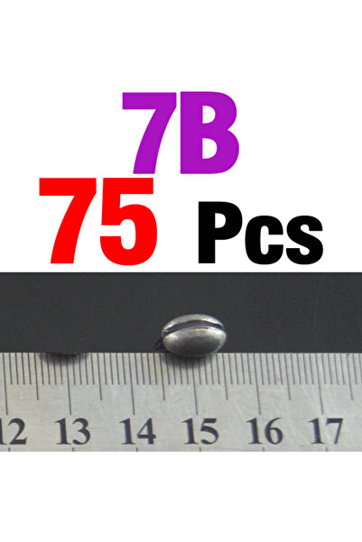 MNFT 7B 75 قطعة من الرصاص المنقسم البيضاوي الصلب على شكل حبة الفاصولياء، وزن ...