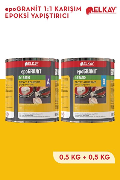 Elkay Epogranit 1:1 Karışım Epoksi Yapıştırıcı