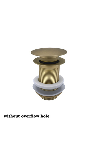 Choice XSQ-NGOLD حوض حمام، تصريف منبثق، سدادة نفايات، ملحقات صنبور الحمام