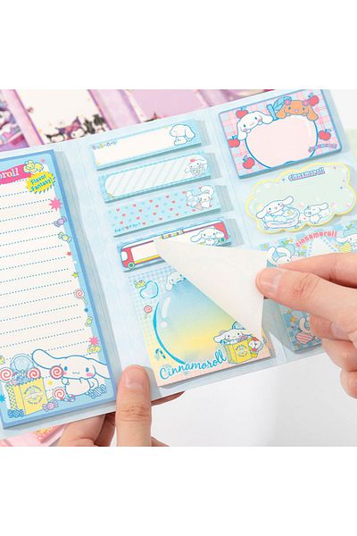 Choice A3 180pcs/set Sanrio Cartoon Sticky Notes Kuromi Cinnamoroll My Melody Student Stationary Stickers P