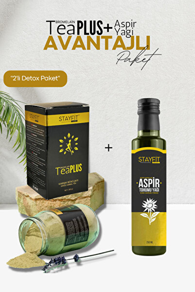STAYFİT 45 Günlük Karışık Bitki Çayı + Aspir Yağı