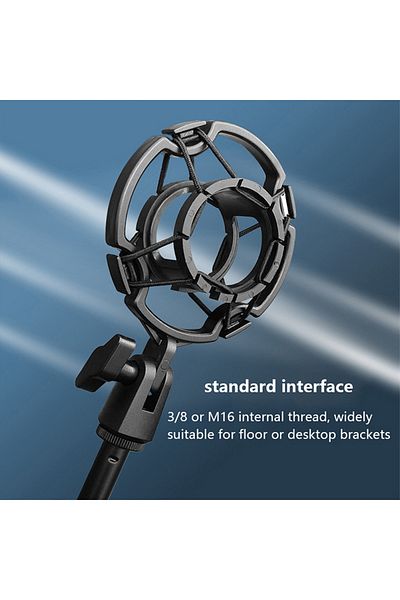BOMGE Plastic Shock Frame Shock-proof Microphone Mount Plastic Studio Mic Holder Stand Clip For Large Diap