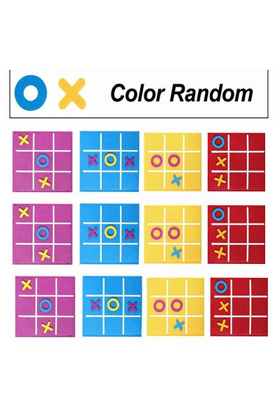 Choice Multi 12pcs Tic Tac Toe Strategic Board Game Mini Classic With Envelope Goodie Bag Stuffers Birthday