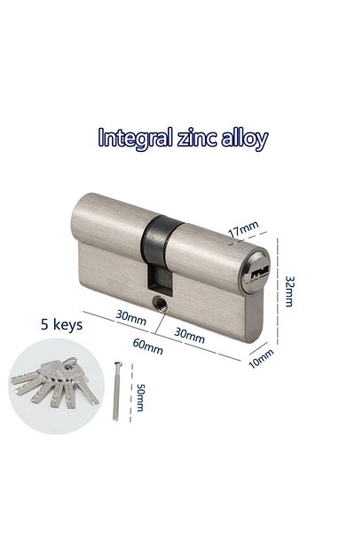 Choice X60-s-y Indoor Bedroom Doors And Windows 60 70 80 Mm Lock Cylinder Ab Key Anti-theft Entrance Zinc A