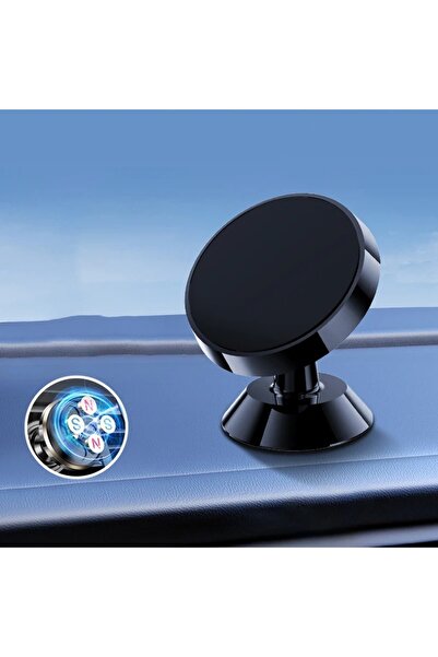 Choice حامل هاتف للسيارة باللون الأسود مغناطيسي مع حامل للهاتف المحمول يدعم ن...