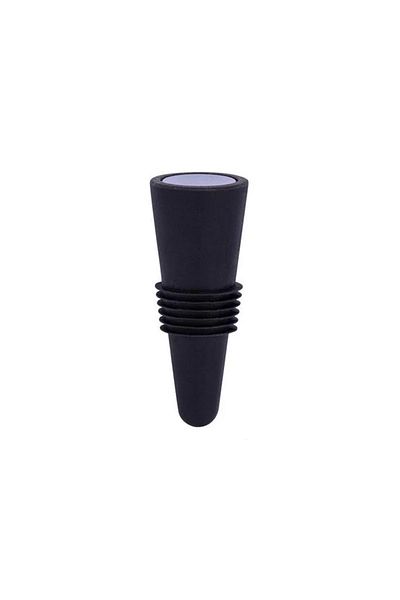 Choice Black Silicone Wine And Beverage Bottle Cap Set Leak Proof Champagne Bottles Sealer Stoppers Wine Co