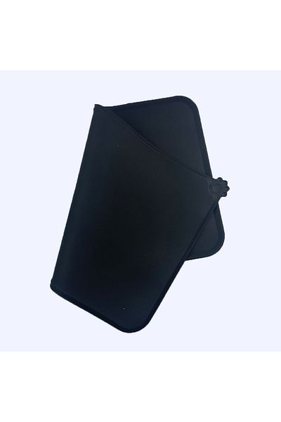 Choice 47 X 30cm Black New Waterproof Pet Mat For Dog Cat Solid Color Silicone Pet Food Pad Pet Bowl Drinki