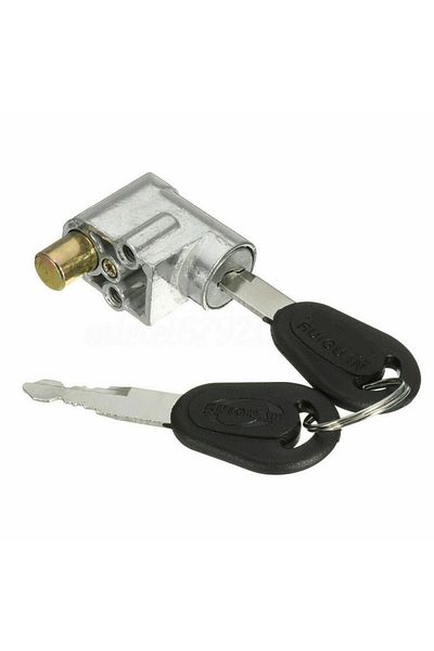 Choice New Battery Safety Pack Box Lock W/2 Key Ignition Lock Metal For Motorcycle Electric EBike Scoote...