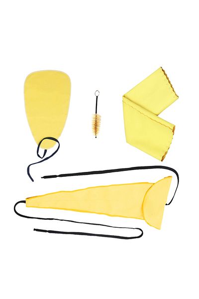 Choice Package Saxophone Sax Cleaning Care Kit 3pcs Cleaning Cloth Mouthpiece Brush Musical Instrument Ma