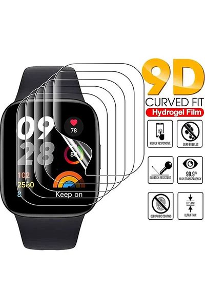 Choice Redmi Watch 3 3PCS 1/3/5PCS Soft Protective Hydrogel Film For Redmi Watch 4 3 Active Screen Protecto