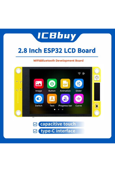 Choice1 2.8 Inch 240*320 Capacitive Touch Screen WROOM ESP32 Arduino LVGL WIFI&Bluetooth Development Boar...