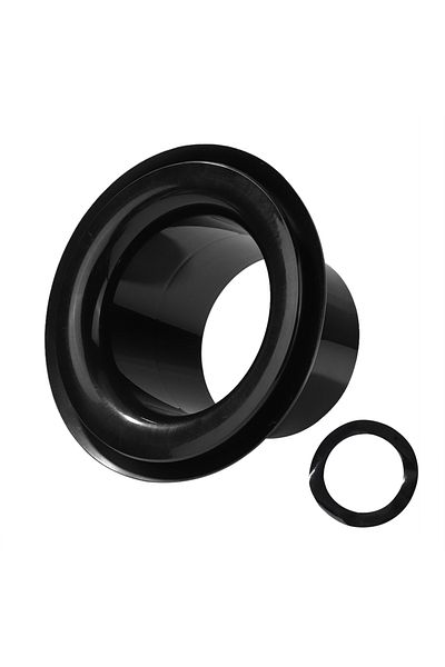 ALLOYSEED Black Bass Drum Enhancer Port Insert Enhancement Hole Drum Bottom Microphone Bass Voice Amplifier Ki