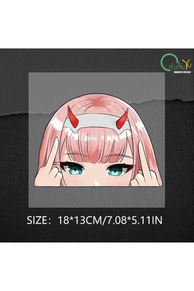 Choice ملصق سيارة B071 Kasi، رسوم متحركة شخصية لفتاة يابانية لطيفة، جسم سيارة...