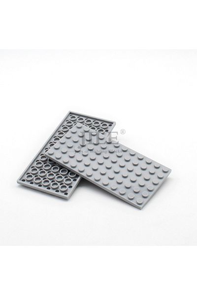 Choice Light Grey 6pcs 6pcs Moc Plate 6x12 Thin Figures Bricks Diy Building Blocks Creative Size Compatible