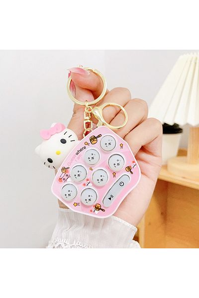 Choice Hello Kitty Hello Kitty Kawaii Anime Mini Game Console Sanrio Handheld Whack-a-mole Game Console Cre