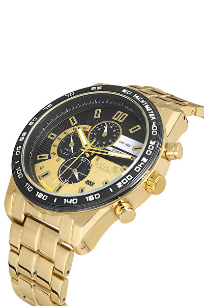 Poloair Erkek Kol Saati Gold Siyah Renk PL-0972E4x