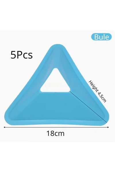 Choice 3-5pcs Soccer Logo Plate Field Marking 18*4.5cm Equipment Pe Triangle Hole Design Wear-resistant Tea