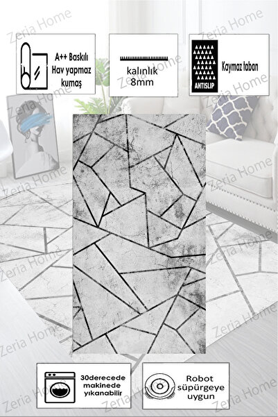 Zeria Home Πλενόμενος αντιολισθητικός χαλί μοντέρνας κουζίνας Χαλί διαδρόμου εισόδου