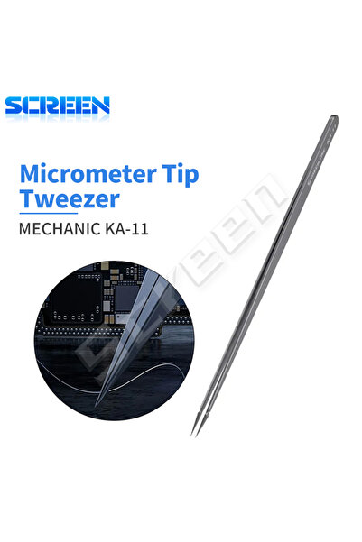 Choice KA-11 MECHANIC KA-11 ملقط ميكرومتري مدبب خاص غير مغناطيسي مضاد للامتصا...