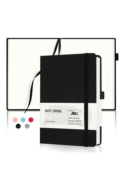 Choice A5 Leather Cover-black A5 Notebooks Leather Cover Soft Journals Notepad Diary Agenda Planner Writing