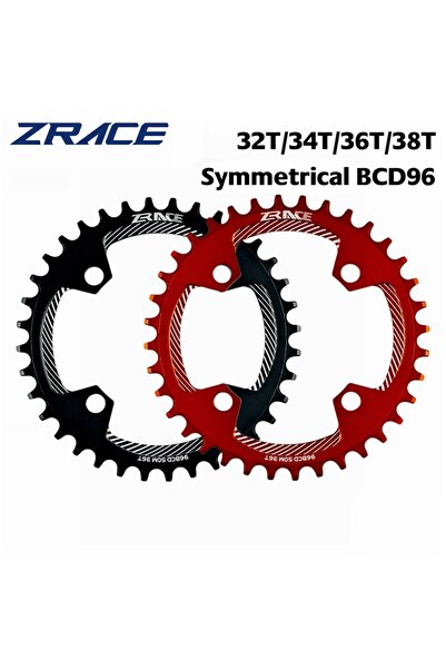 Choice تروس سلسلة ZRACE سوداء 38T، تروس سلسلة متناظرة BCD96، 32T، 34T، 36T، 3...