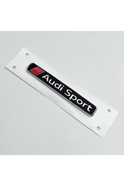 Choice Black Silver 3d Abs Logo Audi Sport Emblem Decal Car Rear Trunk Sticker Badge For Audi A1 A2 A3 A4 A