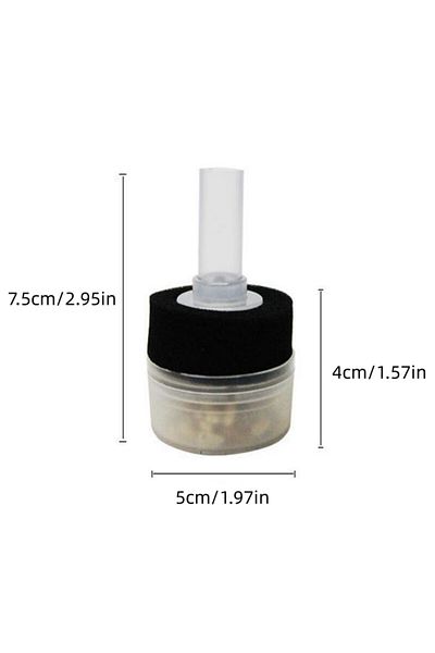 Choice White Small Aquarium Filter Fish Tank Shrimp Pond Air Pump Sponge Filter Useful Easy Installation Re