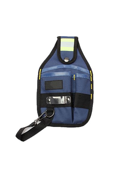 Realmote Blue Strong Oxford Cloth And Thicken Wear Design Waterproof Electrician Wide Tool Bag Belt Holder Ki