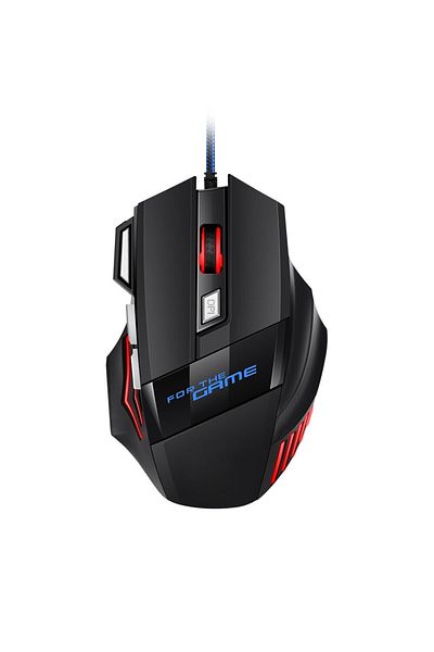 Choice ماوس ألعاب 7d من الصين قطعة واحدة من إيطاليا ماوس ألعاب Hyperspeed USB جديد تمامًا بإضاءة خلفية RGB 7d Esp مريح