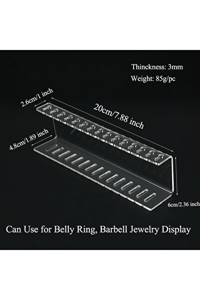 Choice حامل عرض متعدد الوظائف SSE022SC من الأكريليك، منظم لعرض المجوهرات المث...