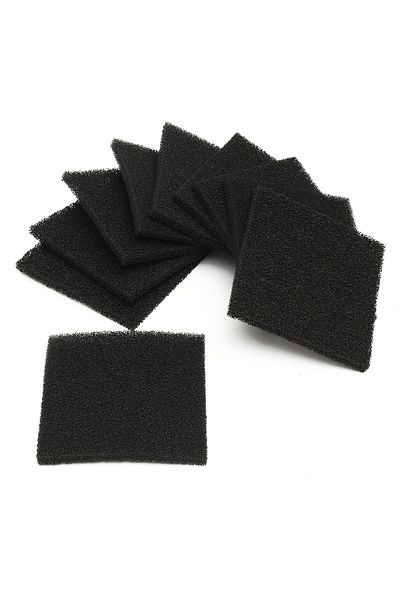 Choice 10pcs/set Activated Carbon Filter Sponge For 493 Solder Smoke Absorber ESD Fume Extractor 128x128...