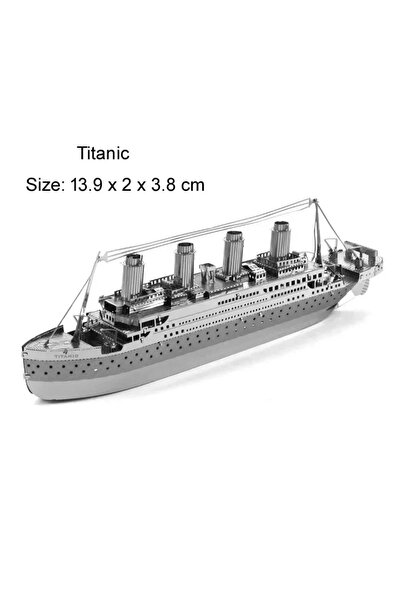 Choice لغز معدني صغير ثلاثي الأبعاد من تيتانيك للأطفال بعمر 14 عامًا فما فوق،...