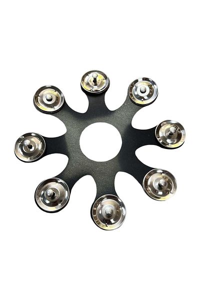 Choice Black Drum Cymbals Hi Hat Tambourine Percussion Instrument Accessories Drum Bells For Effects Cymbal