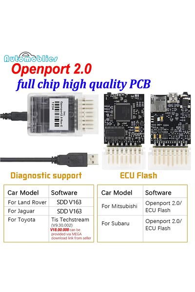Choice أداة Open Port 2.0 لضبط رقاقة وحدة التحكم الإلكترونية Openport 2.0 لمرسيدس J2534 أداة Open Port 2.0 لتشخيص السيارة Obd2