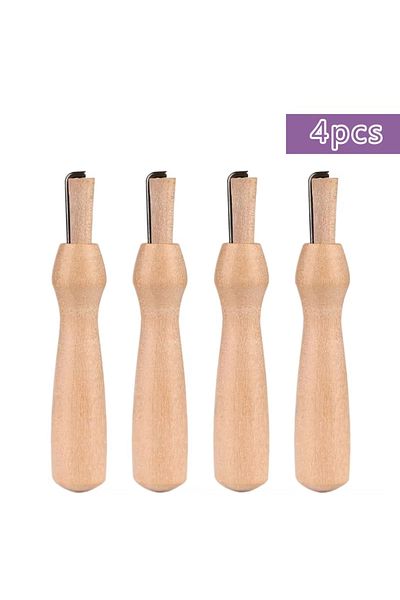 Choice A Fenrry 4pcs Wooden Handle Wool Felt Tools Diy Craft Needle Felting Accessories For Beginner Wool .
