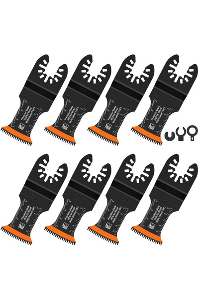 Choice1 8 قطع 34 مم 10/8 قطع شفرات المنشار المتذبذبة اليابانية HCS شفرة متعدد...