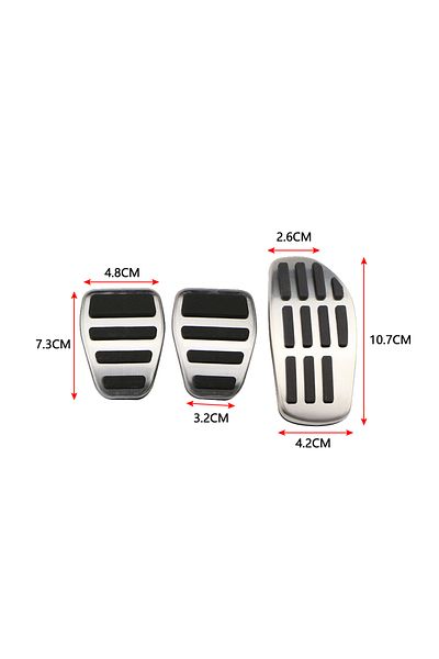 Choice Mt Without Rest Car Pedal Pad Cover For Nissan X-trail T32 Qashqai Rogue Sport J11 For Renault Kadja
