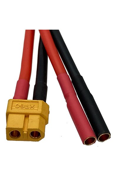 Choice XT60 Female to 4mm Banana Bullet female cable adapter for iSDT Chargers