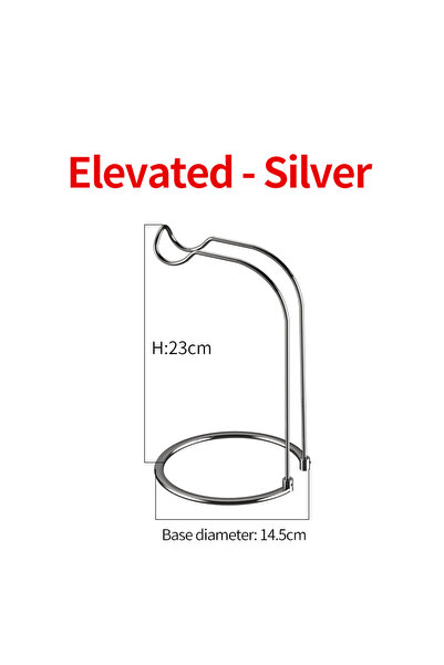 Choice حامل عرض بكرة الصيد الفضي المرتفع من الفولاذ المقاوم للصدأ حامل بكرة ا...