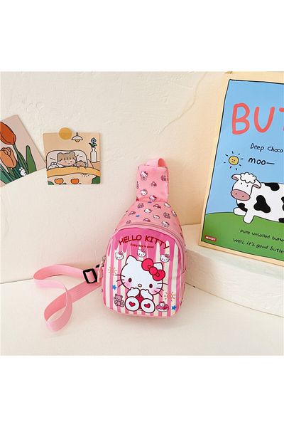 Choice Hello Kitty Kawaii Sanrio Children's Shoulder Bag Cinnamoroll Kuromi My Melody Girls Casual Fashion