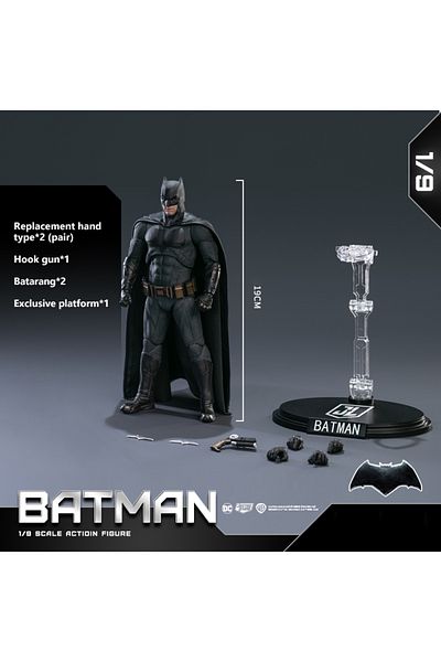 Choice Dc1015 Dc Batman Fondjoy Justice League Light Armor Batman Model Limited Head Sculpt Action Figures