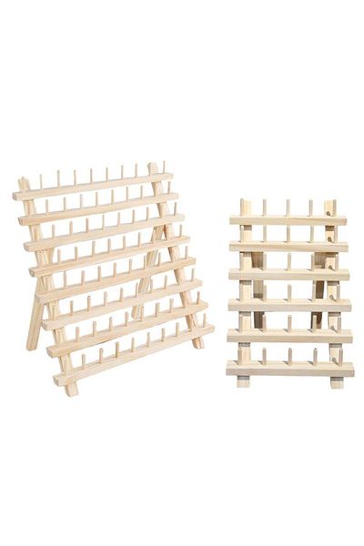 Choice 80 Spool Sewing Thread Rack Lightweight Spools Roll Sewing Needlework Tools Storage Holder Wooden Th
