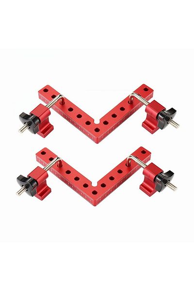 GDART Length 120mm 2 Pack 90 Degrees L-shaped Auxiliary Fixture Splicing Board Positioning Panel Fixed Cli