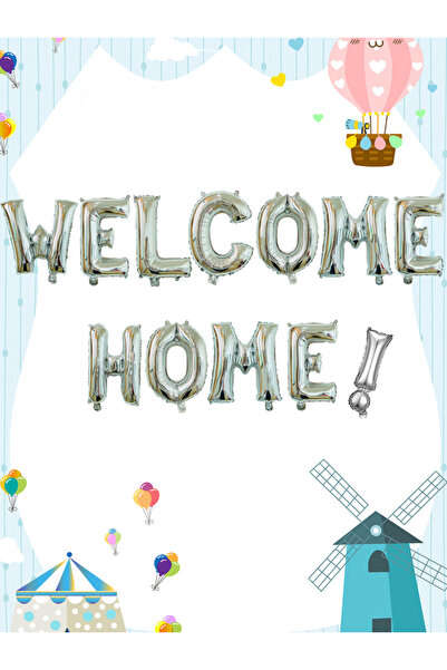 Choice 16INCH silver 16 Inch Welcome Home Letter Balloons Back To School Home...