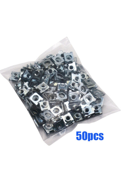 Choice 50pcs Car Metal Clips U-Type Fastener Screw Bases Auto Bumper Fender T...