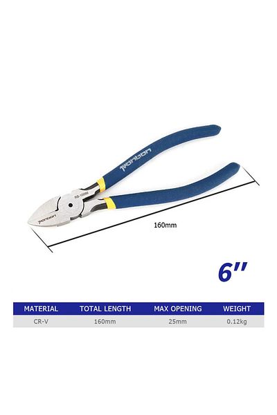 Choice 6 Inch Diagonal Cutting Pliers 5/6/7 Inch Wire Stripping Tool Side Cutter Cable Burrs Nipper Electri